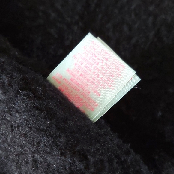 2012 PINK VS Leopard Faux Fur Full Zip Gold Foil Hooded Sweater - Picture 7 of 16